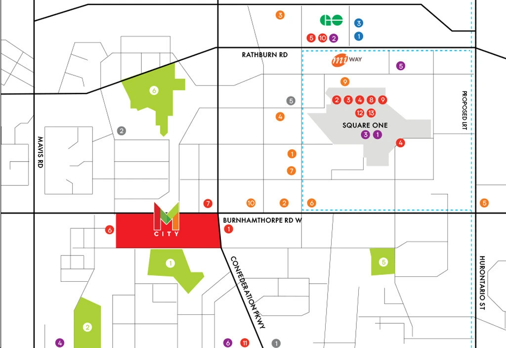 M6 Condos Map